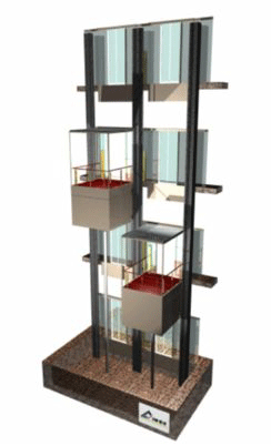 Pier Point Morgan Library Elevator 3D Rendering